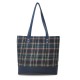 Borsa Tartan - Blu 